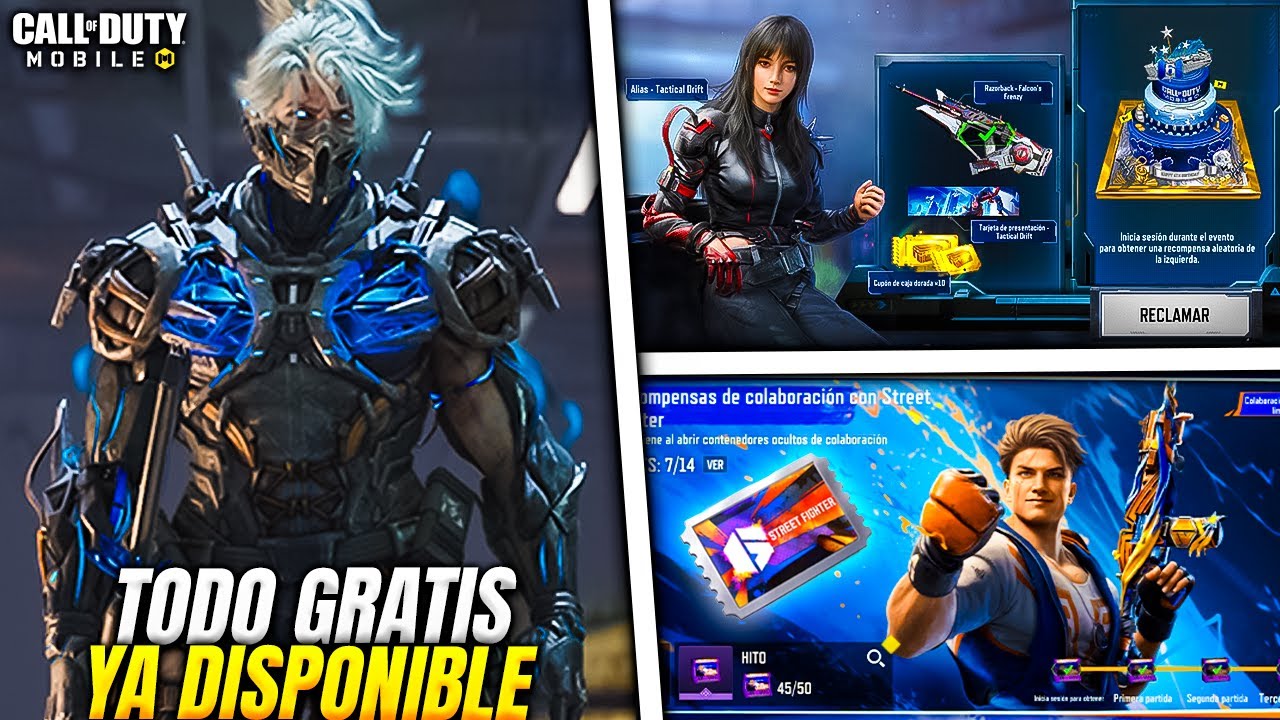 Consigue ya MUCHAS skins y personajes 100% GRATIS por el ANIVERSARIO y TEMPORADA 11 de COD MOBILE
