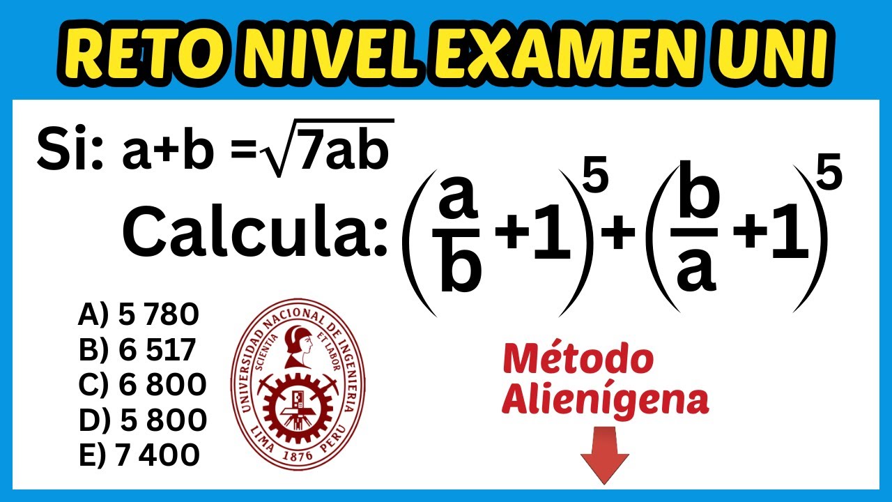 Este MÉTODO  NO Muchos lo Conocen (en el nivel Pre) 🤯 #algebra