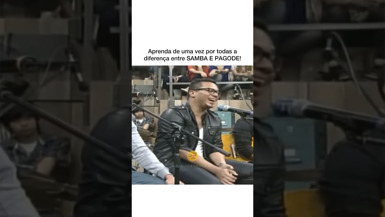 A diferen&ccedil;a entre samba e pagode🤣