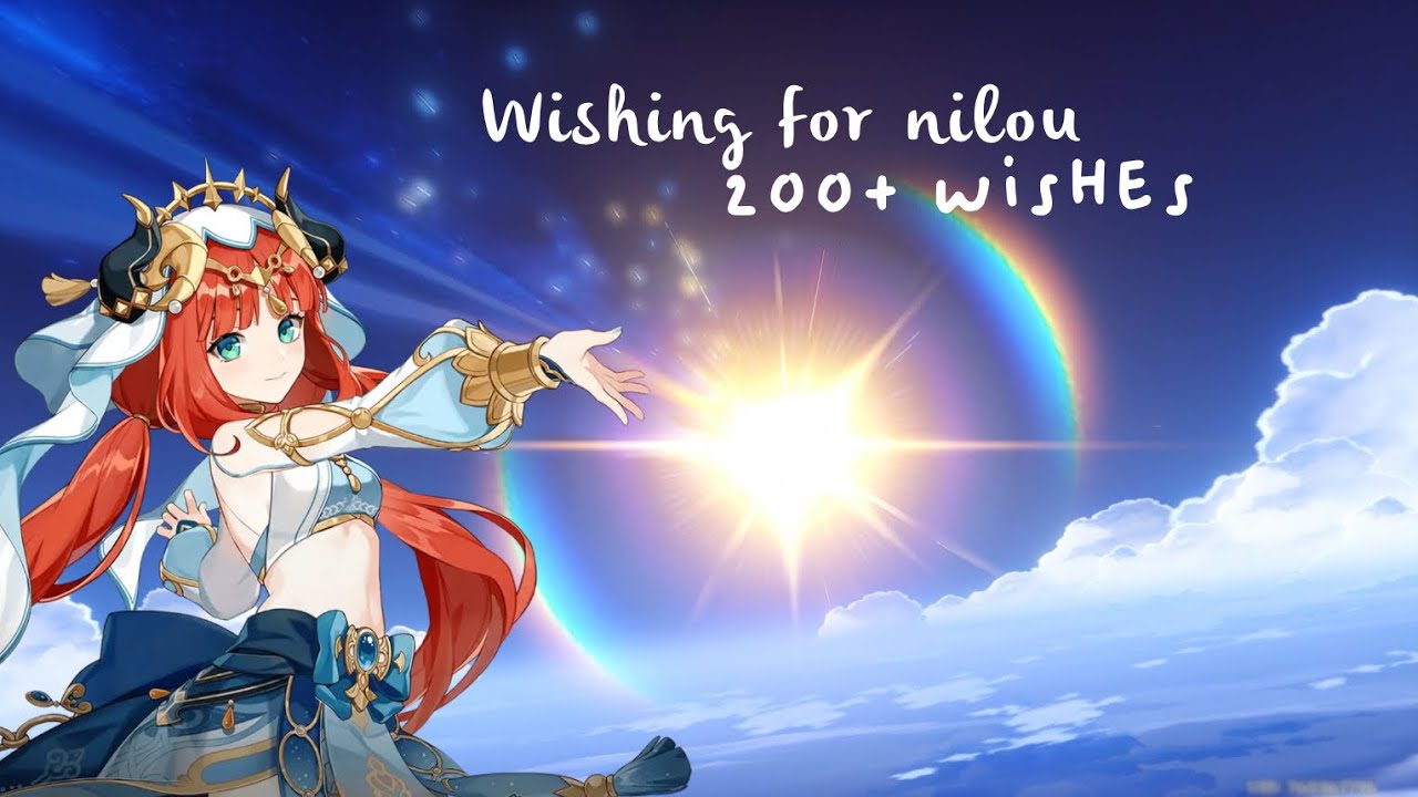 PULLING FOR NILOU + WEAPON ( 200+ wishes f2p)| Genshin impact