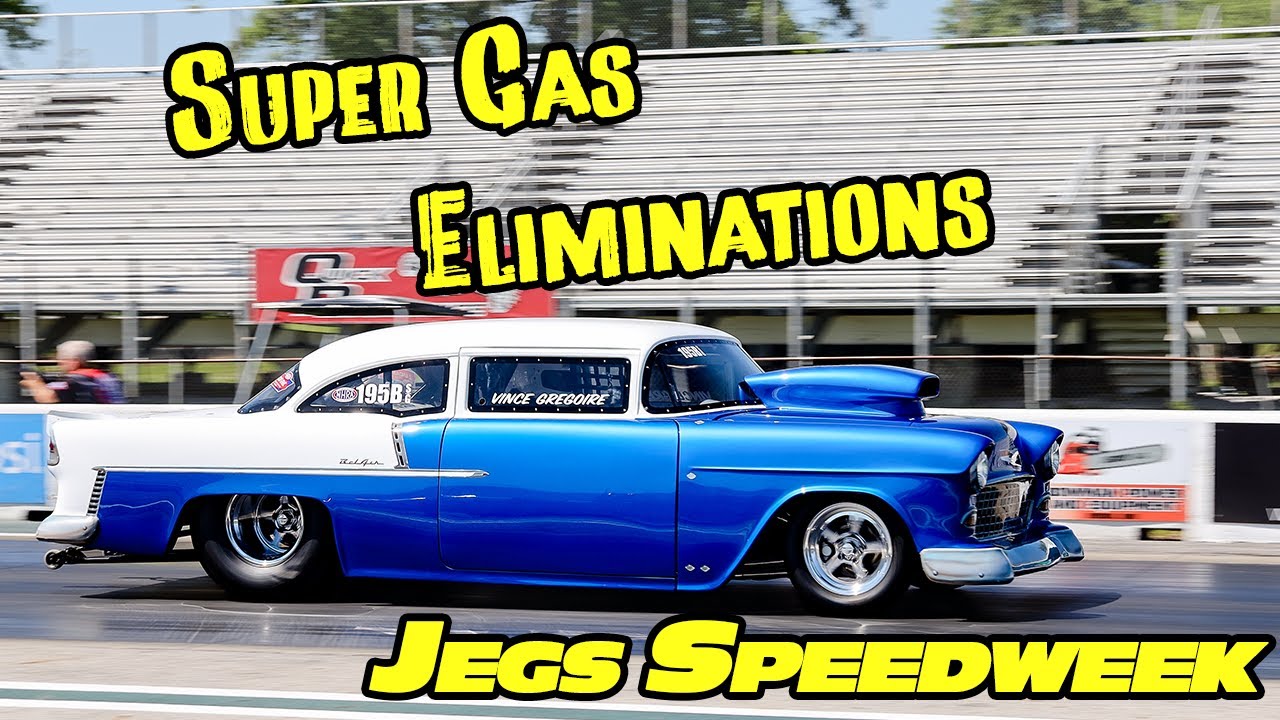 NHRA Super Gas Eliminations Round 2+ | JEGS SportsNationals 2024 | National Trail Raceway