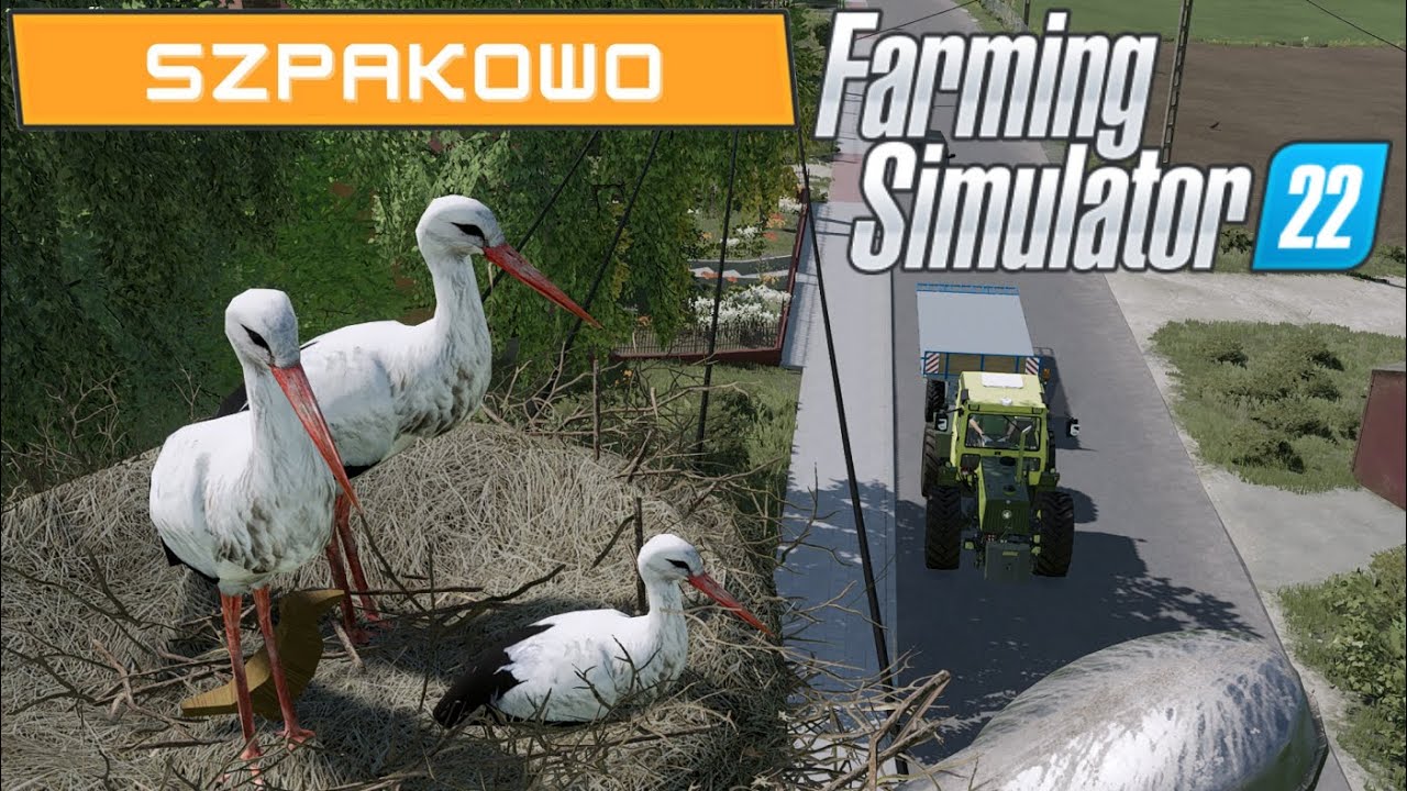 Bociany, pivo, krtince a ovos  !!!!!! | Szpakowo | Farming Simulator 22 - Ep1