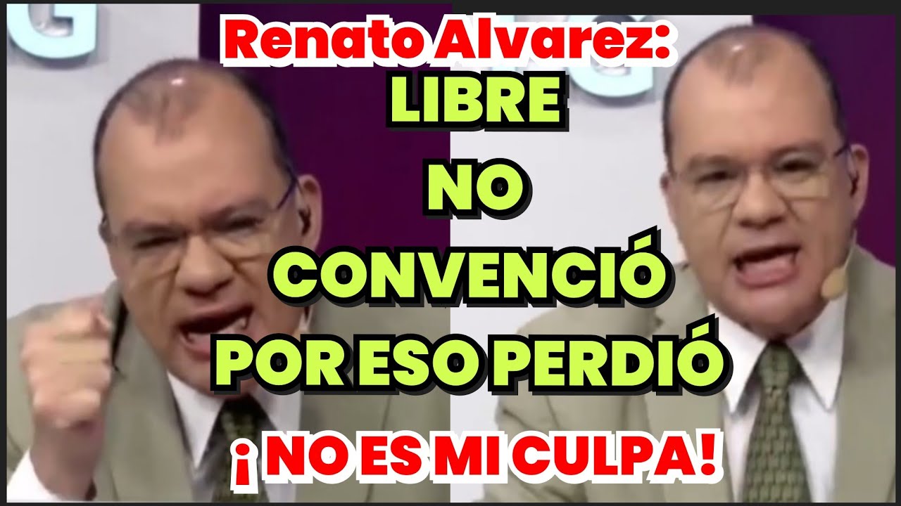 Renato a Libre: Perdieron porque no convencieron,no por mi.