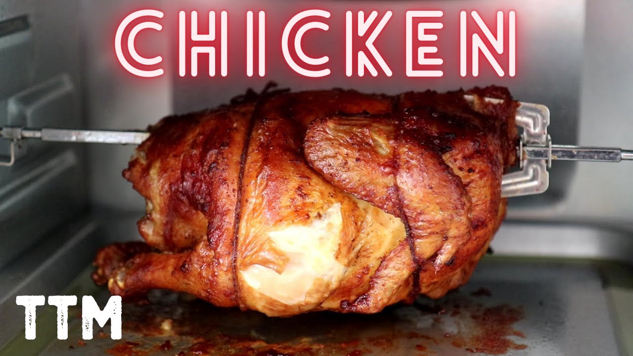 Rotisserie Chicken Cooking Demo ~ Comfee Toaster Oven Air Fryer