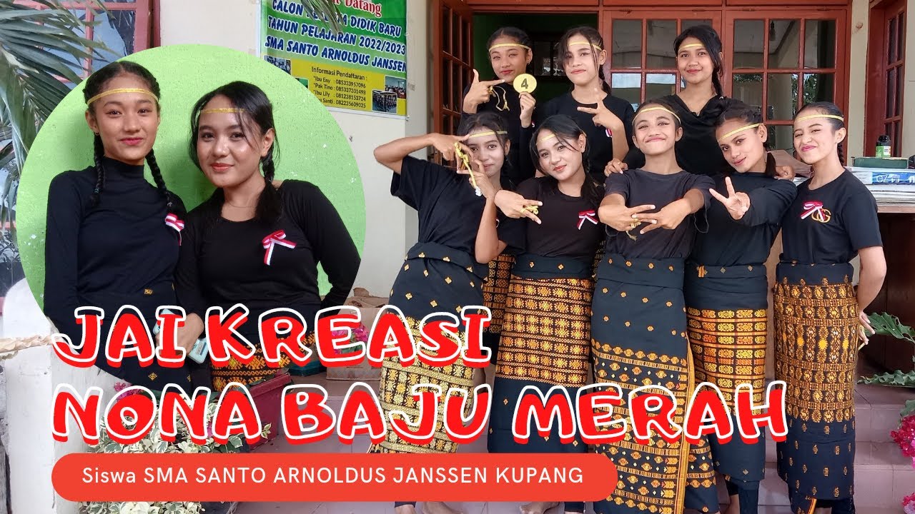 Tarian Jai || Nona Baju Merah || SMA SAJ Kupang