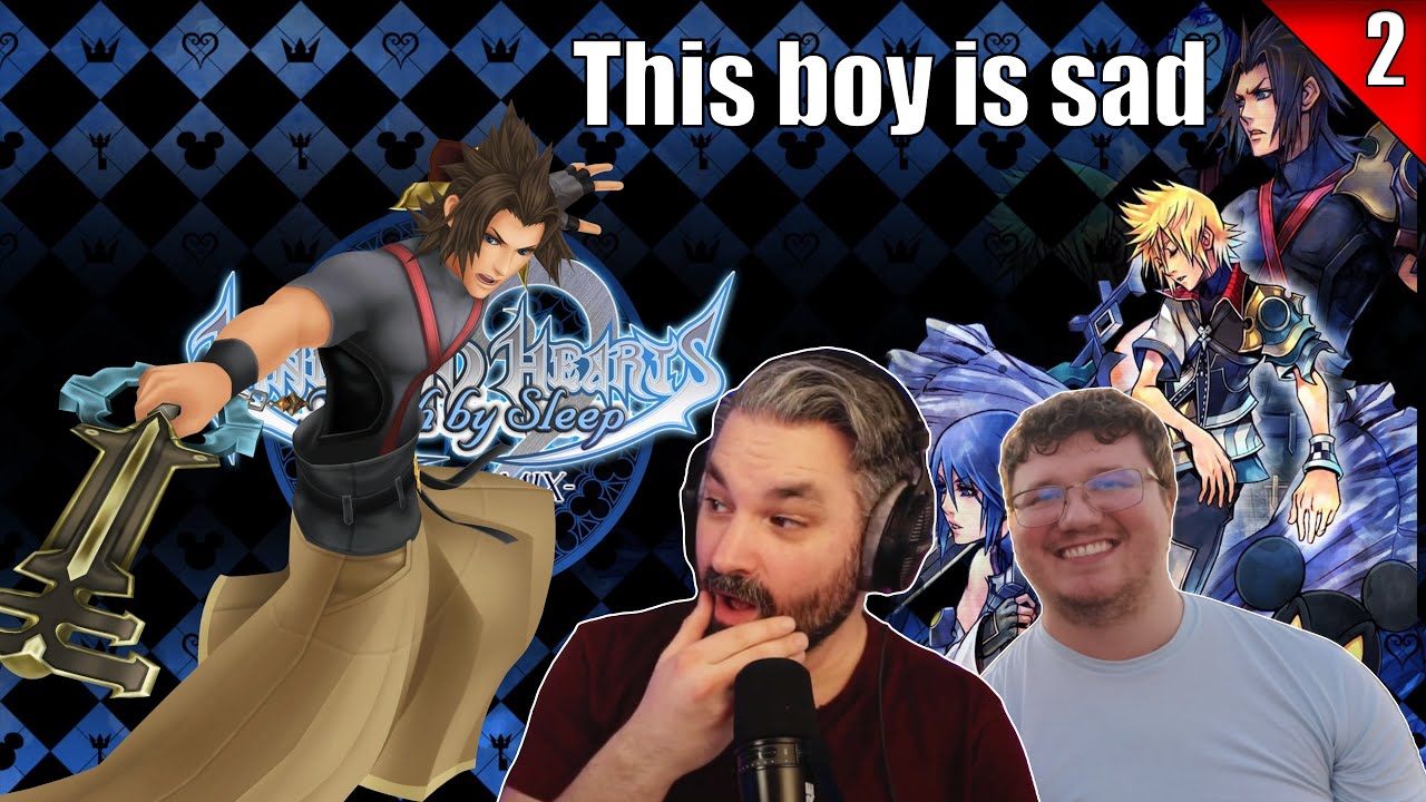 Sad boy with cool hair and a key sword! Kingdom Hearts Birth By Sleep - Part 2
