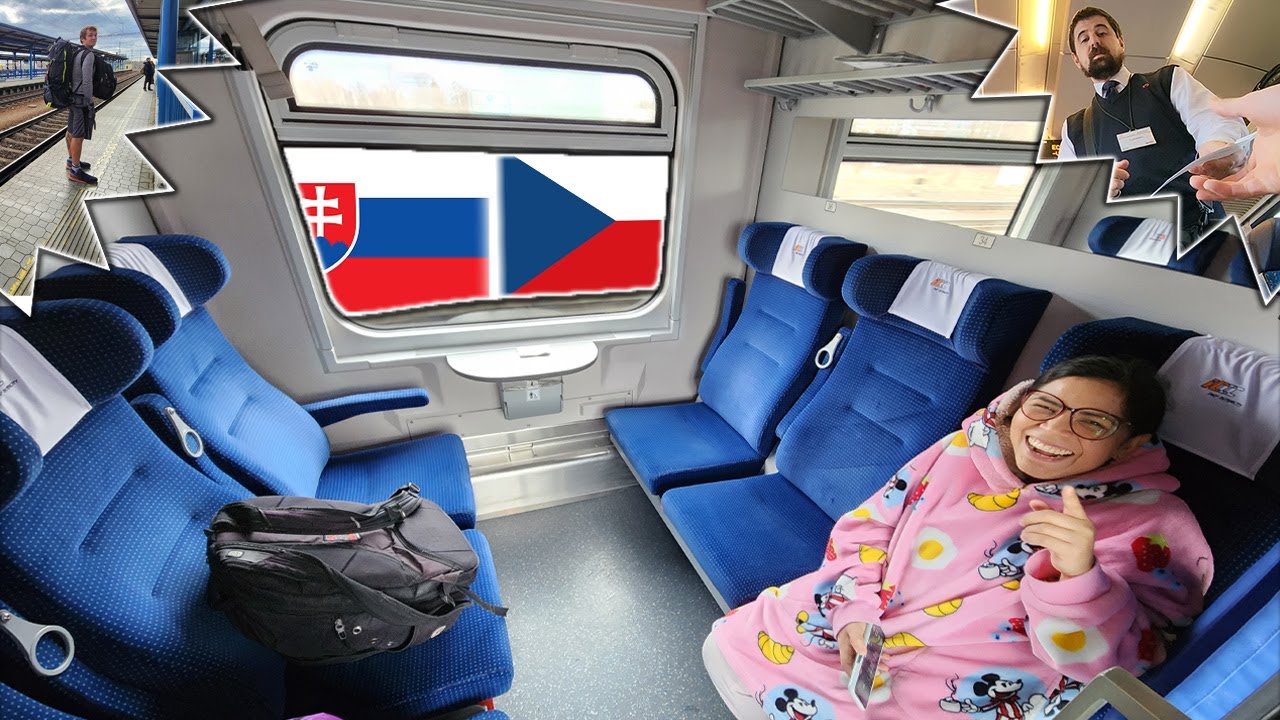 Travelling Europe by Train in 2024 🚂 Czech Republic to Slovakia 🚝 vlog