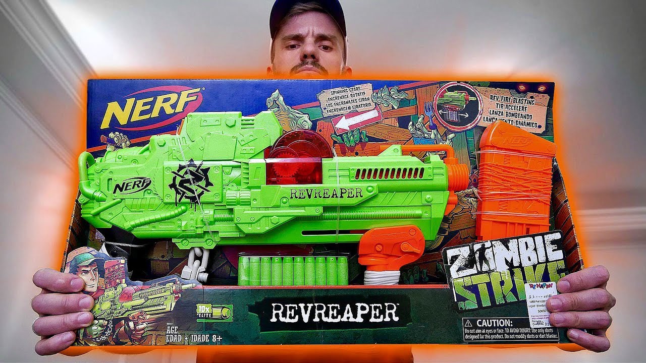 NERF ZOMBIE STRIKE!! Trocamos a Nerf na Loja de Brinquedos Ri Happy