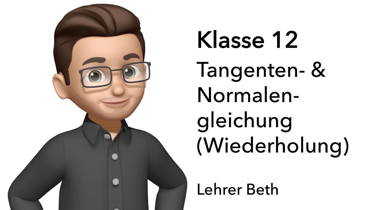 Tangentengleichung und Normalengleichung