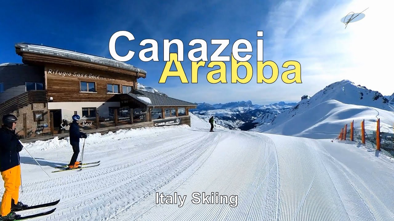 Italy Skiing Canazei Arabba