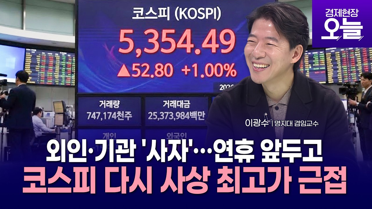 [이슈체크] 설 연휴 앞두고…코스피 다시 사상 최고가 근접