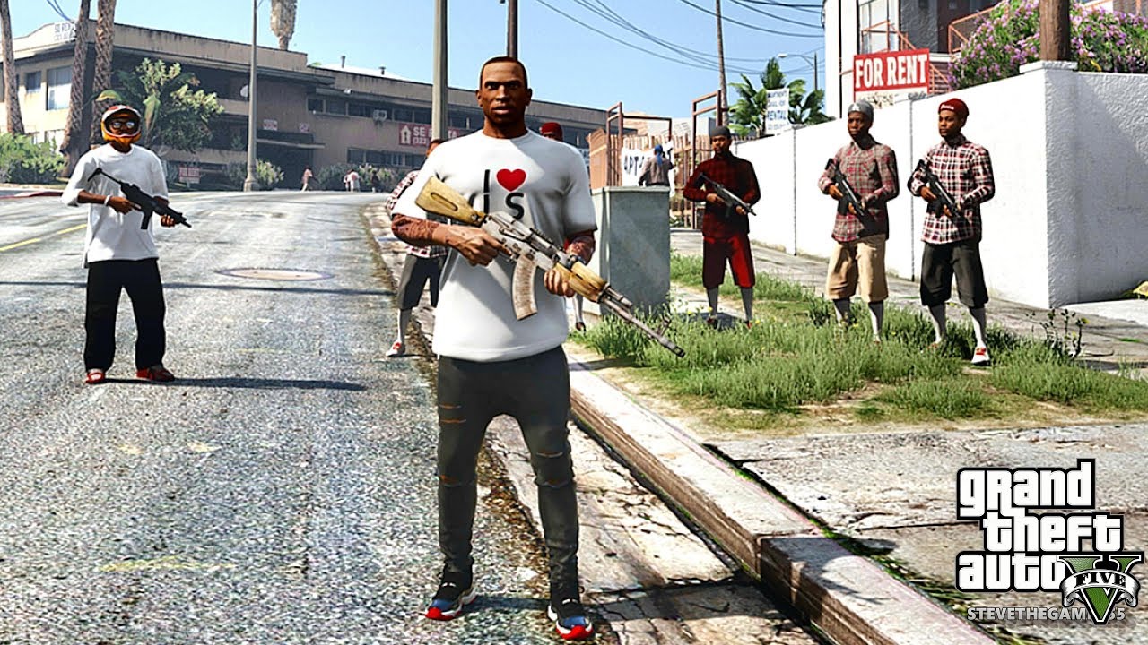 GTA 5 REAL LIFE CJ MOD #7 WHO RUN GROVE ST!!!(GTA 5 REAL LIFE MODS/ THUG LIFE)