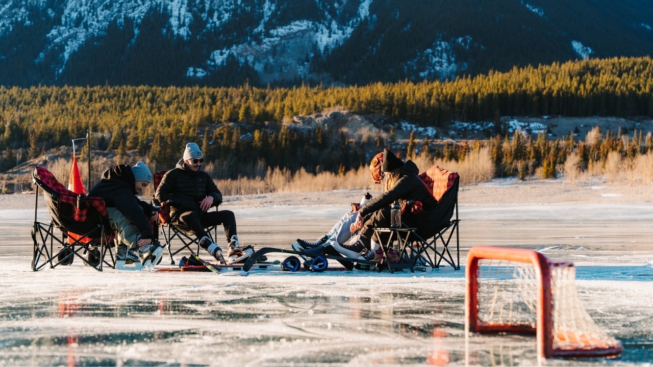 Wild Ice Skating in the Canadian Backcountry | 