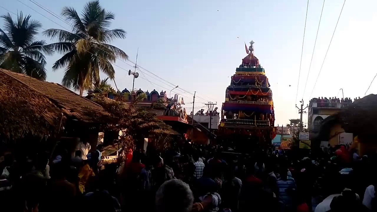 Tanuku mandal duvva gramamlo punthalo musalamma radhotsavam