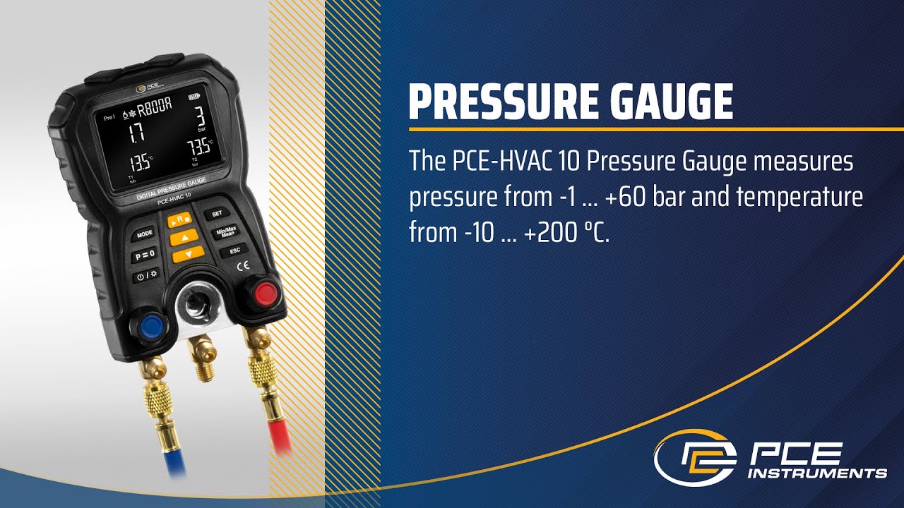 Pressure Gauge PCE-HVAC 10 | PCE Instruments