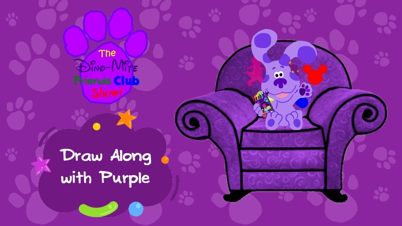 The Dino-Mite Friends Club Show!: Season 2: Ep 10: Draw Along With Purple