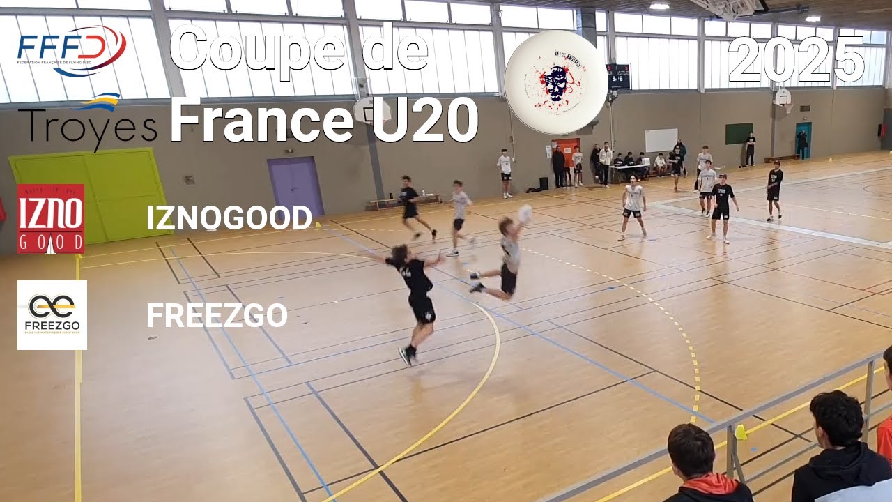 FREEZGO vs IZNOGOOD U20 France Ultimate frisbee Indoor 2025