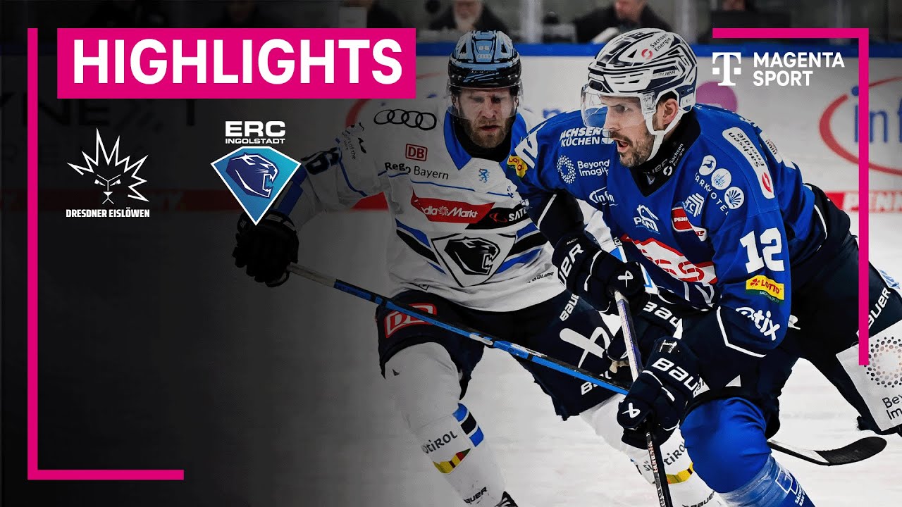 Dresdner Eisl&ouml;wen - ERC Ingolstadt | PENNY DEL | MAGENTA SPORT