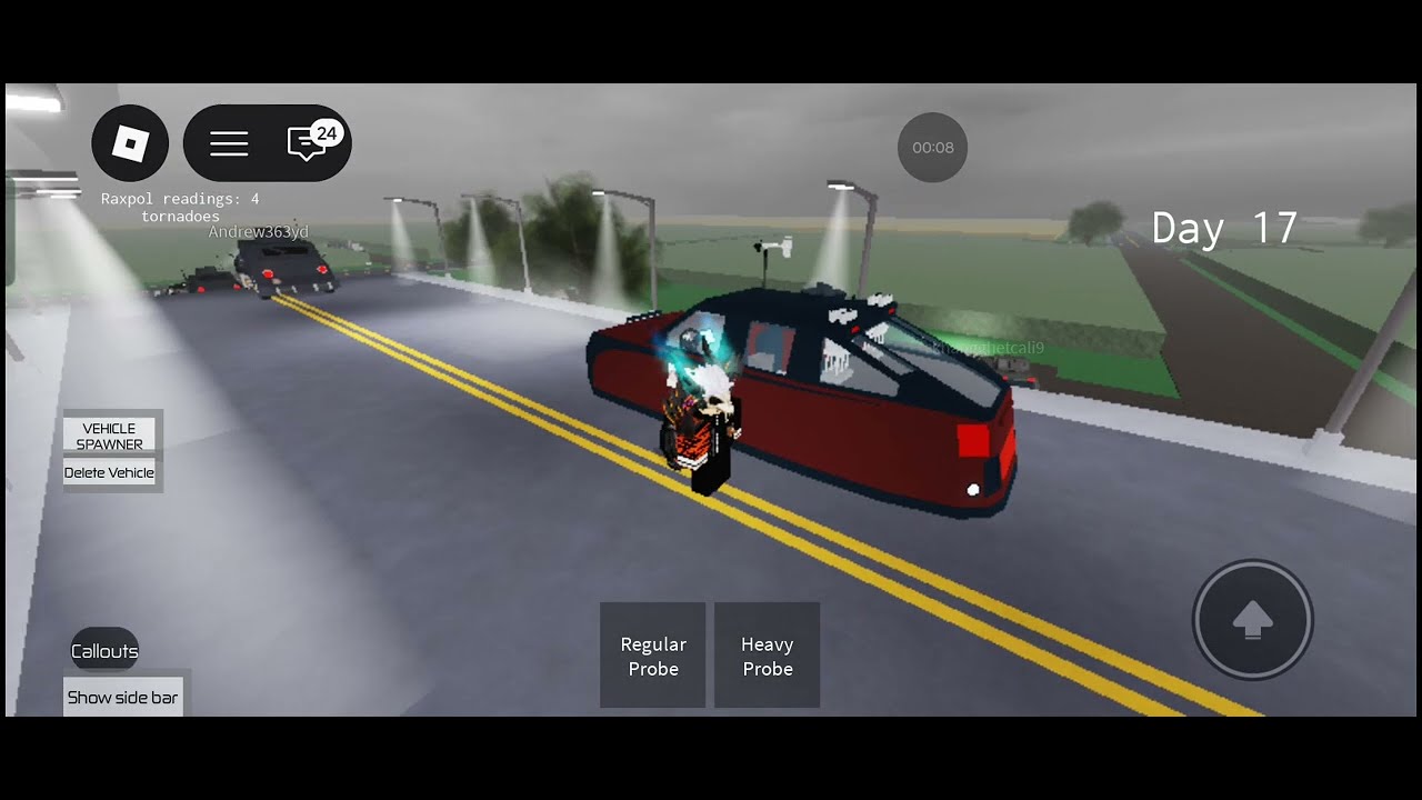 Playing Just Tornadoes In Roblox