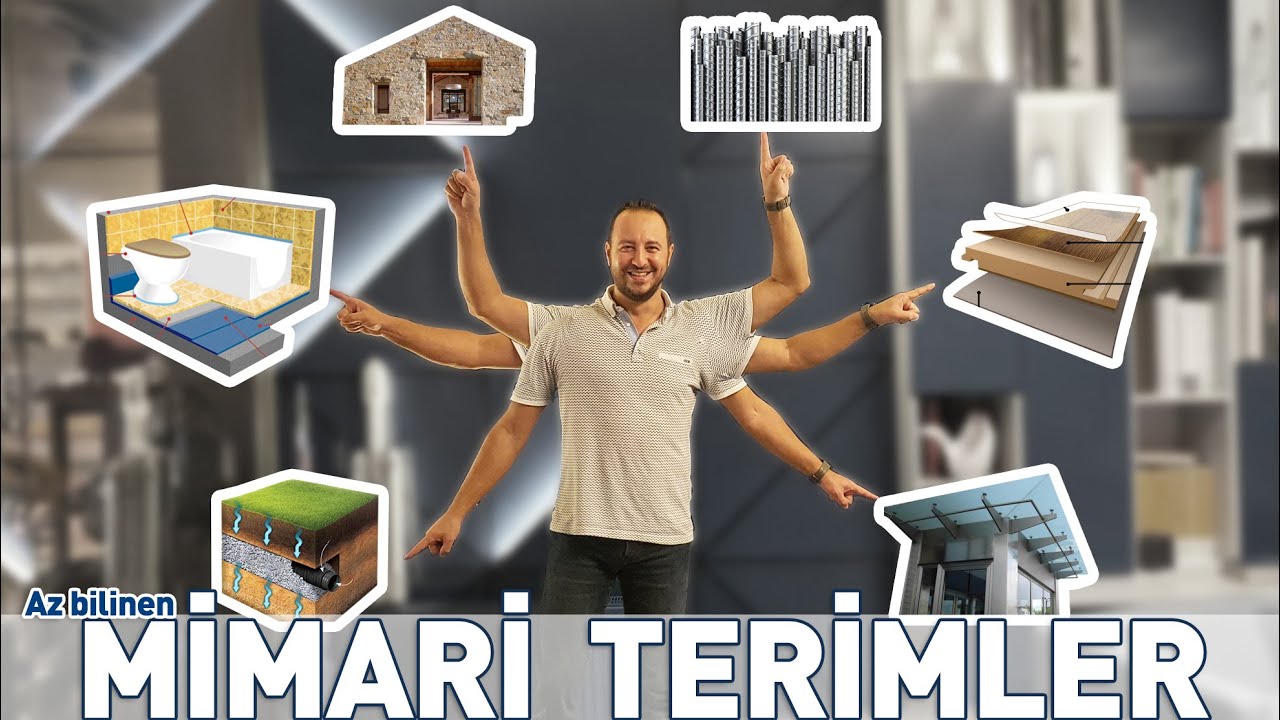 Az bilinen, İlginç Mimari Terimler ve açıklamaları (42 Mimari Terim Açıklaması)