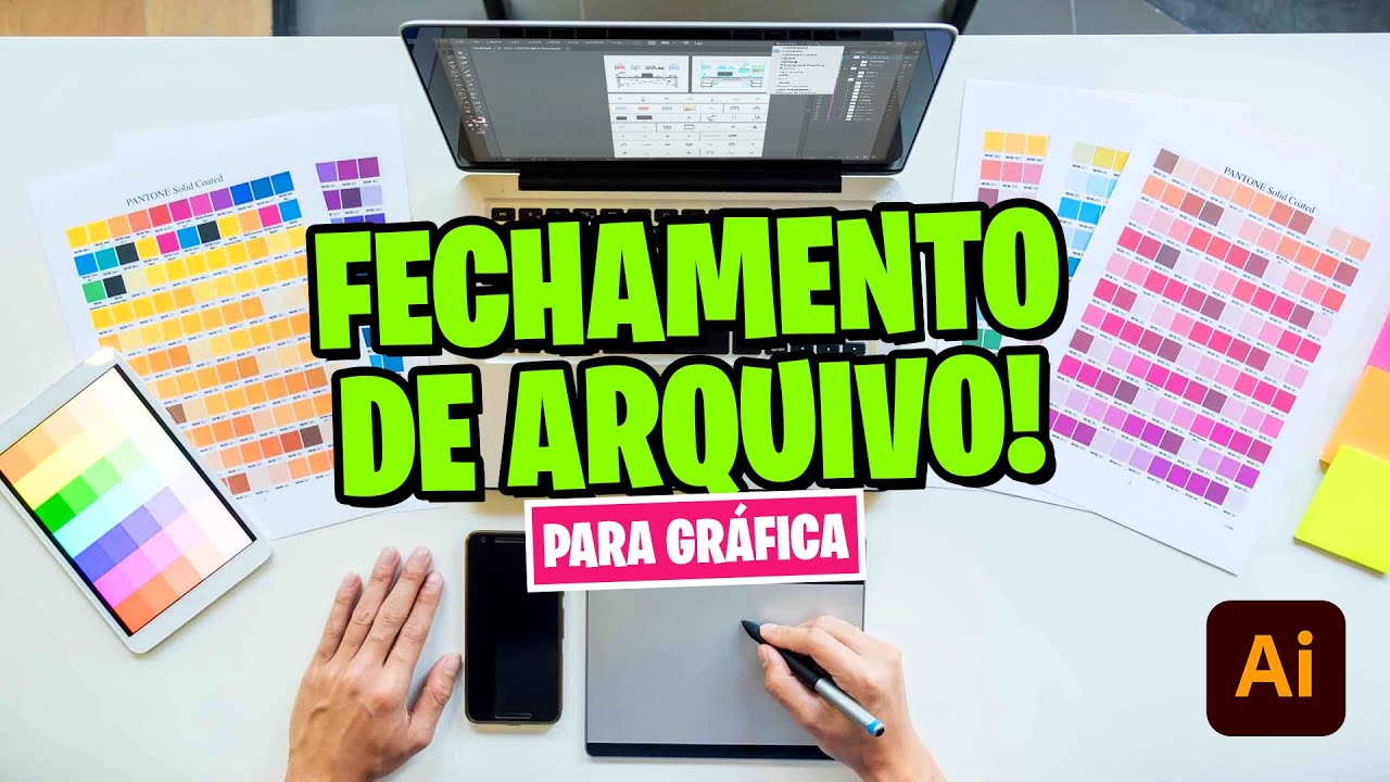 Como CRIAR e ENVIAR para gráfica QUALQUER MATERIAL com SUCESSO (Adobe Illustrator)