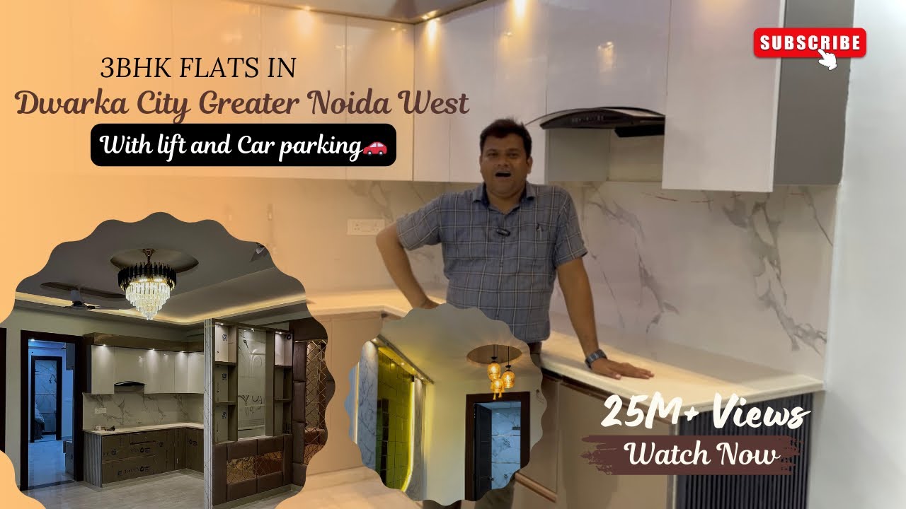 Luxury 3BHK Flats in Dwarka City✨| Greater Noida West 📍| Ready to Move | Best Price Deals 😱