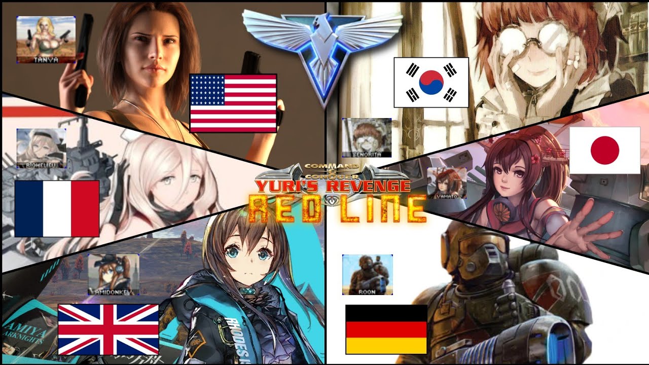 Red Alert 2 YR：Red Line Mod - 盟军英雄展示