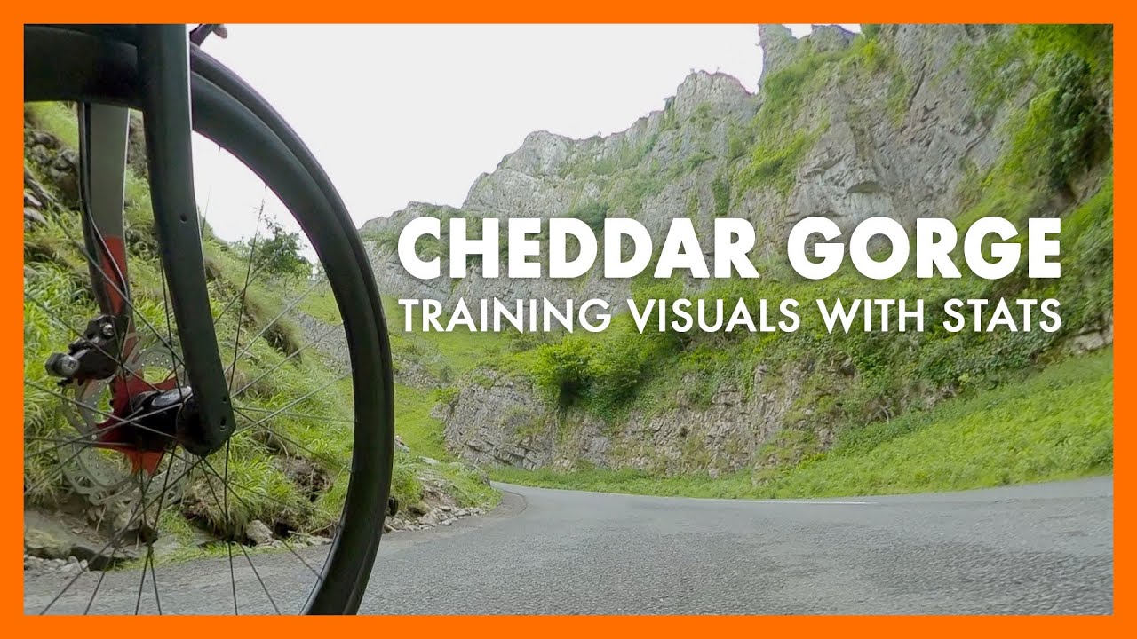 Cycling up Cheddar Gorge Climb With Stats | Trainer Video | FCC Cheddar Gorge Ride