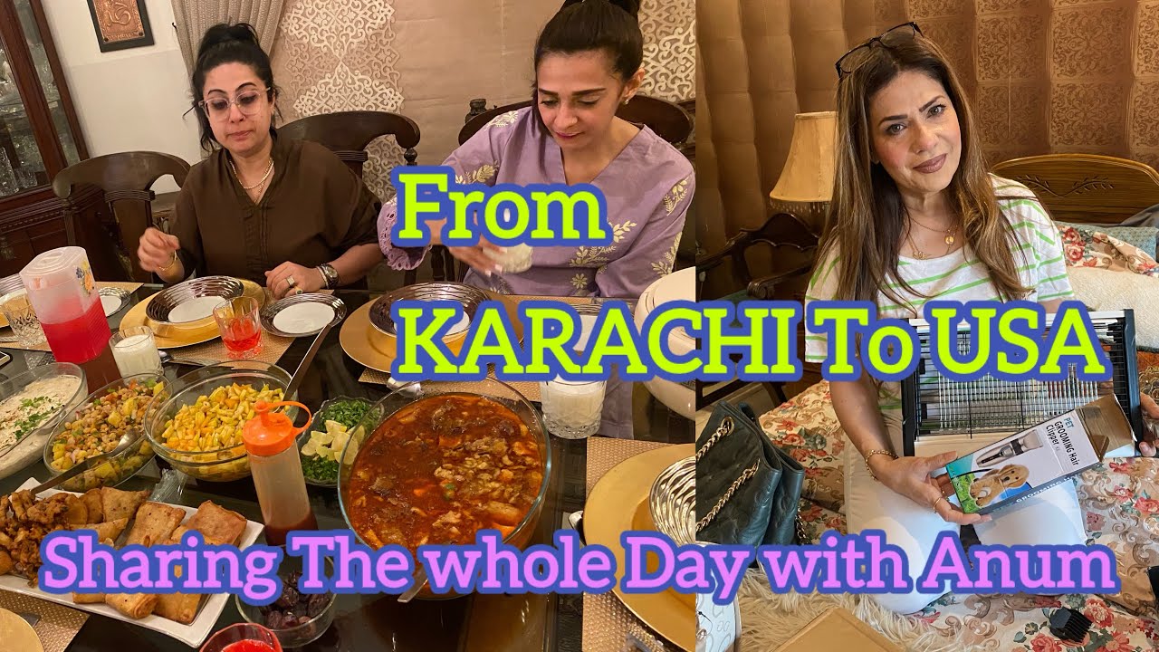 Last Moment Things .Ifftar At Home.From Karachi To USA