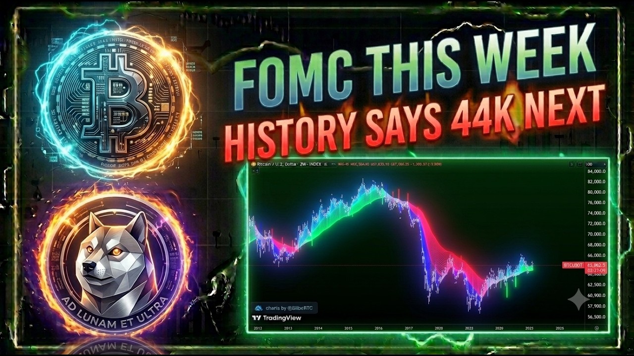 История биткоина вот-вот повторится? Заседание FOMC ДОЛЖНО спровоцировать обвал биткоина и Dogecoin.