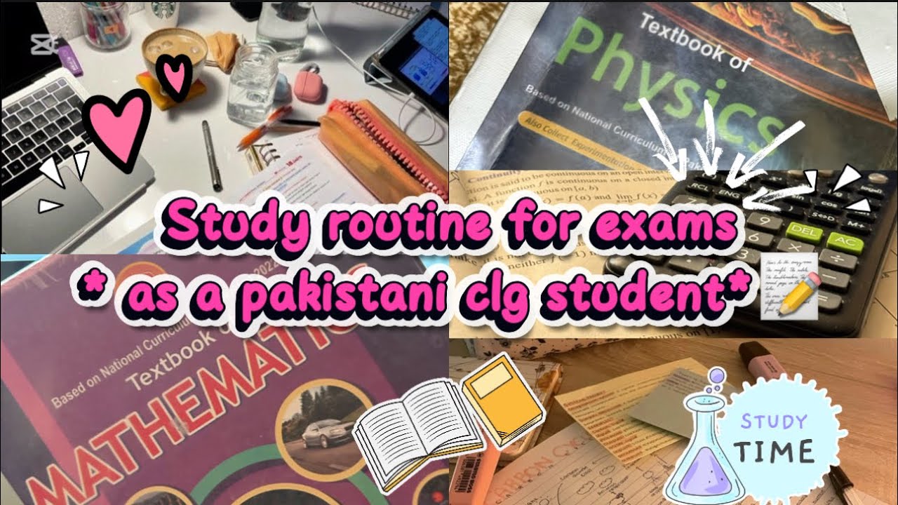 Study Vlog As A Pakistani College Student✨| FBISE📝