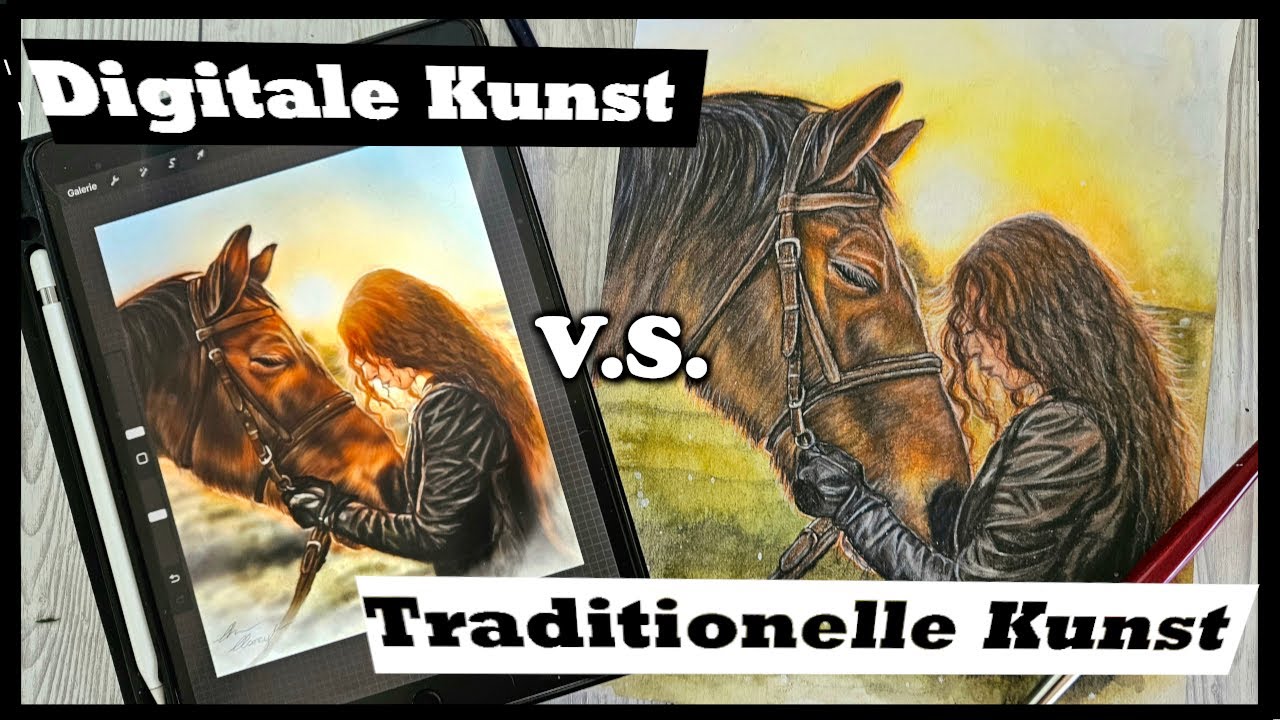 Derwent Aquarellstifte vs Procreate im Test - Ist digitales Zeichnen tatsächlich viel einfacher? 🖌💻