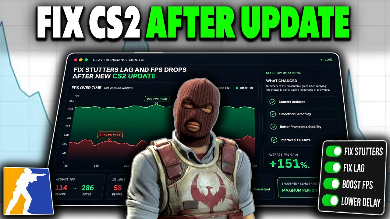CS2 Update Causing Stutters & FPS Drops? Fix It With These Settings