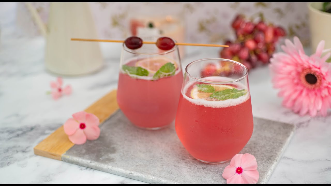 Grape Juice | Refreshing Grape Mojito | ASMR | PepperCrush |