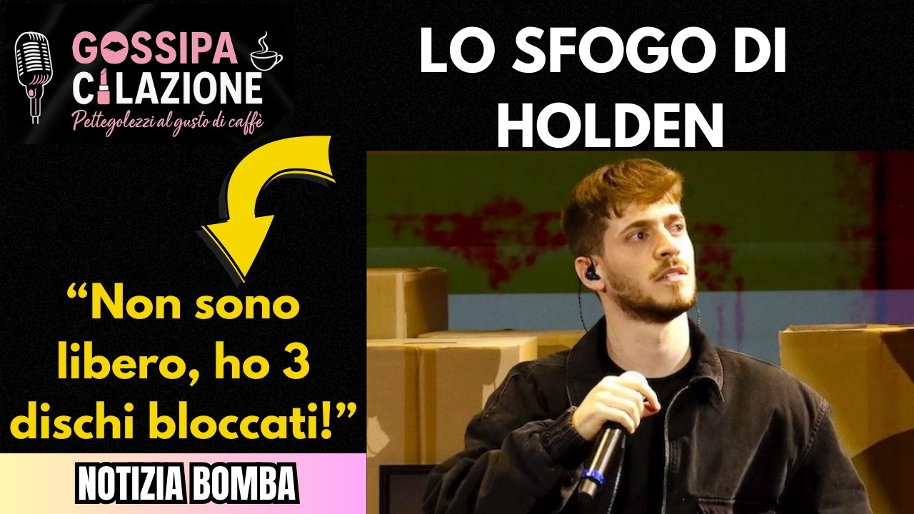 Holden, la verit&agrave; dopo Amici: &ldquo;&Egrave; triste non essere liberi&rdquo;