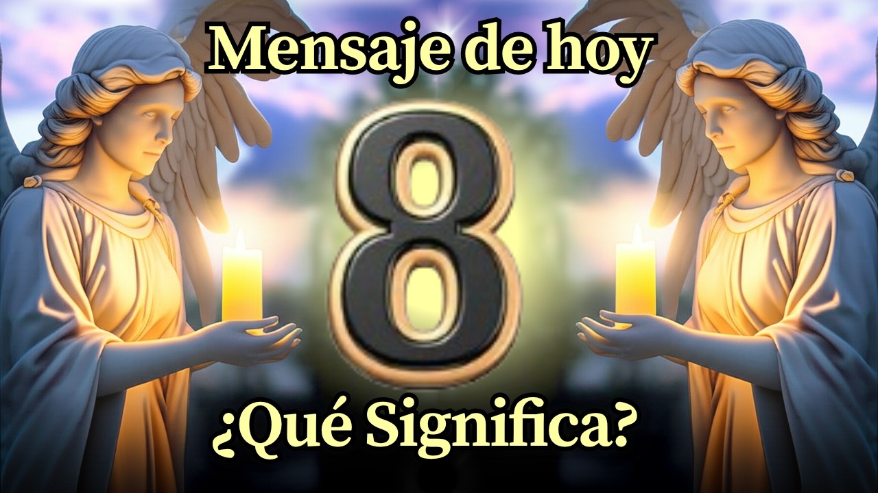 Ángel Número 8 Significado Espiritual y Mensaje Para Ti Hoy 🕊️