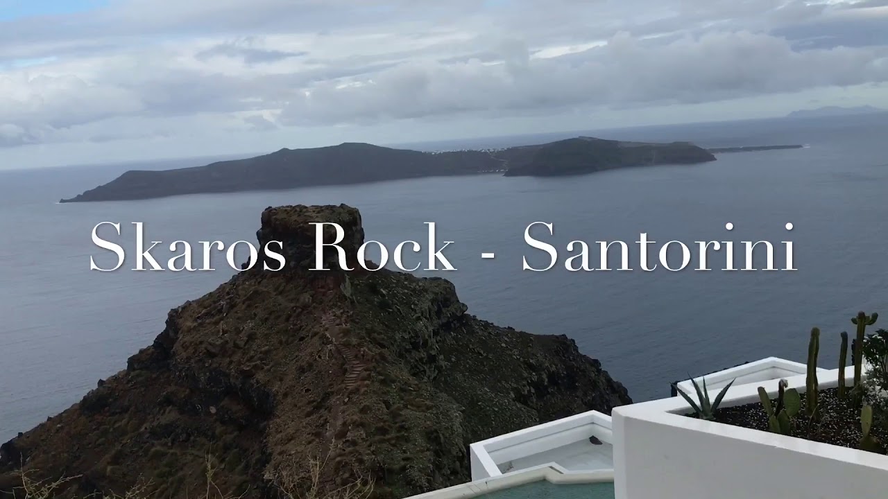 Skaros Rock, Santorini - Drone footage