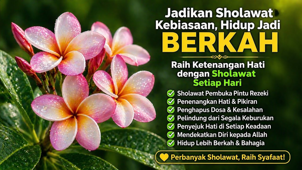 KUMPULAN SHOLAWAT MERDU!! PENARIK REZEKI PALING MUSTAJAB/ SHOLAWAT NABI 
