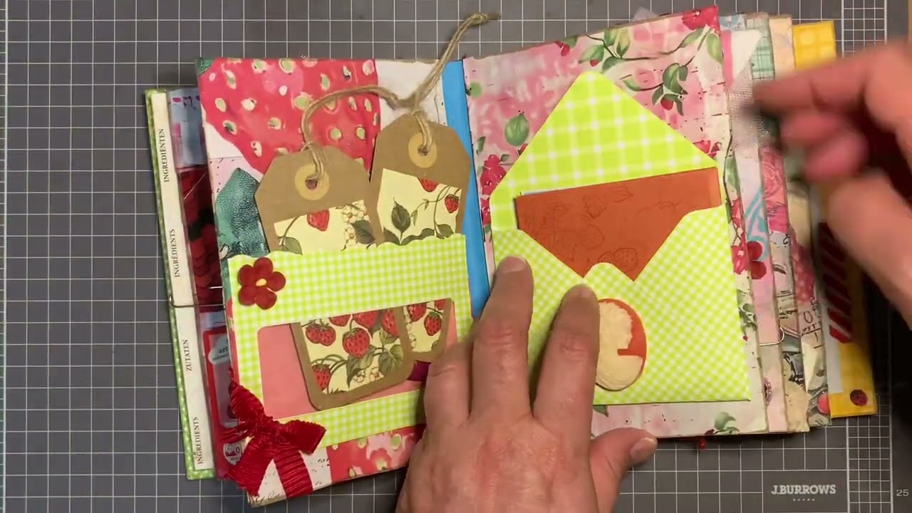 Strawberry Dreams Junk Journal