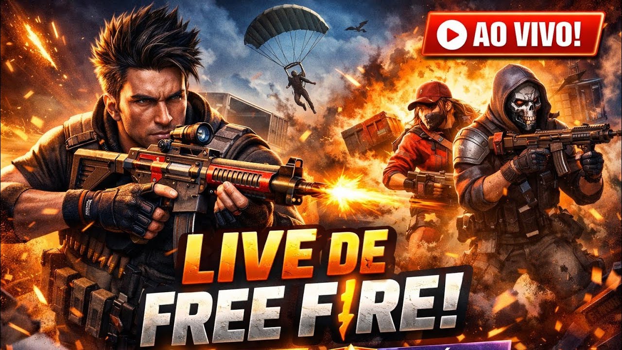 FREE FIRE AO VIVO 🔥 SALA PERSONALIZADA