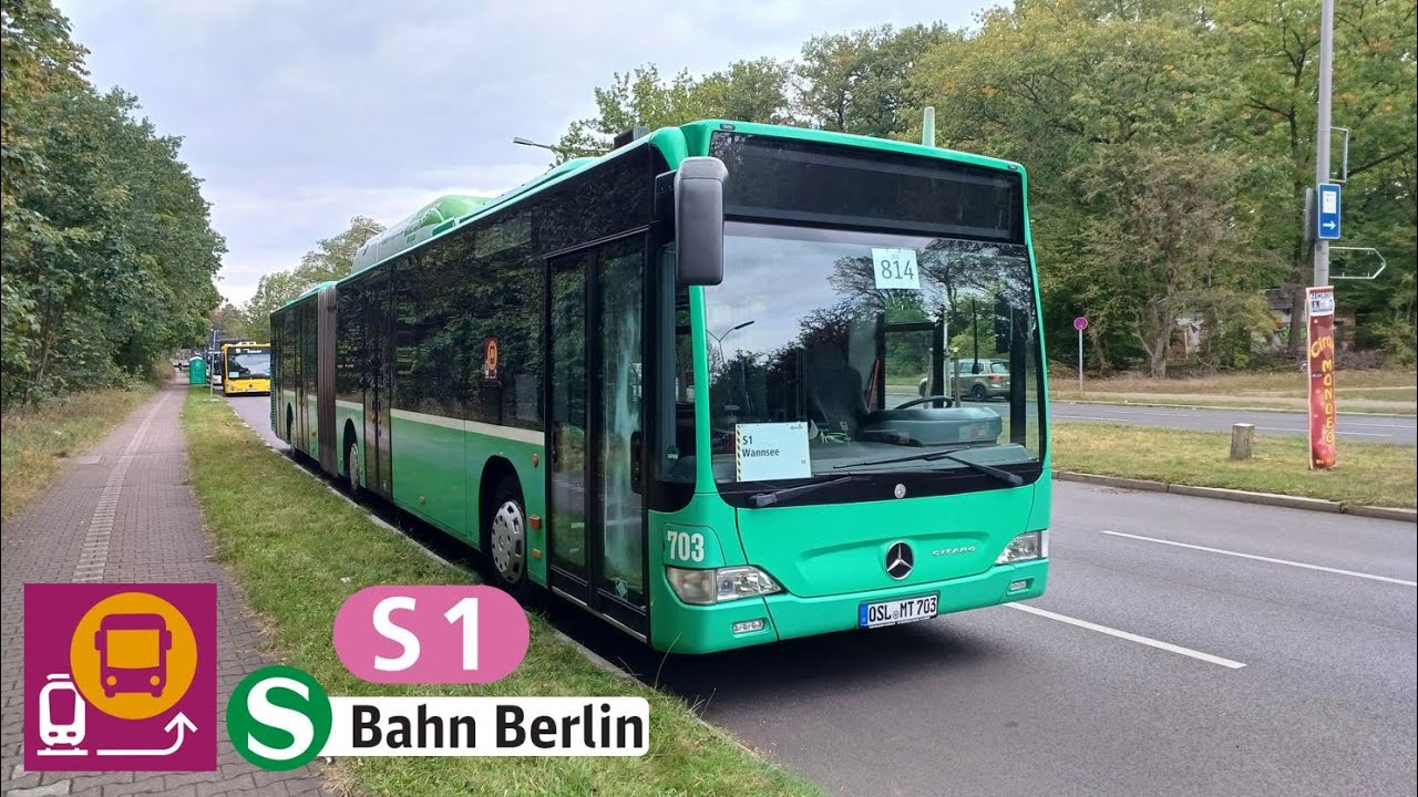 SEV | S1 der S-Bahn Berlin: Zehlendorf - Wannsee | MB Citaro FL G CNG (MarleyTours; ex. BVB Basel)
