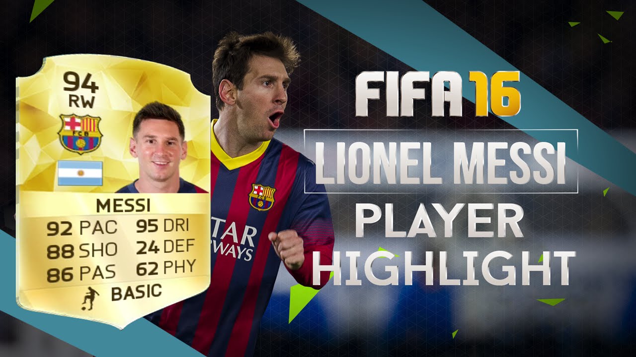 FIFA 16 -  LIONEL MESSI PLAYER HIGHLIGHT