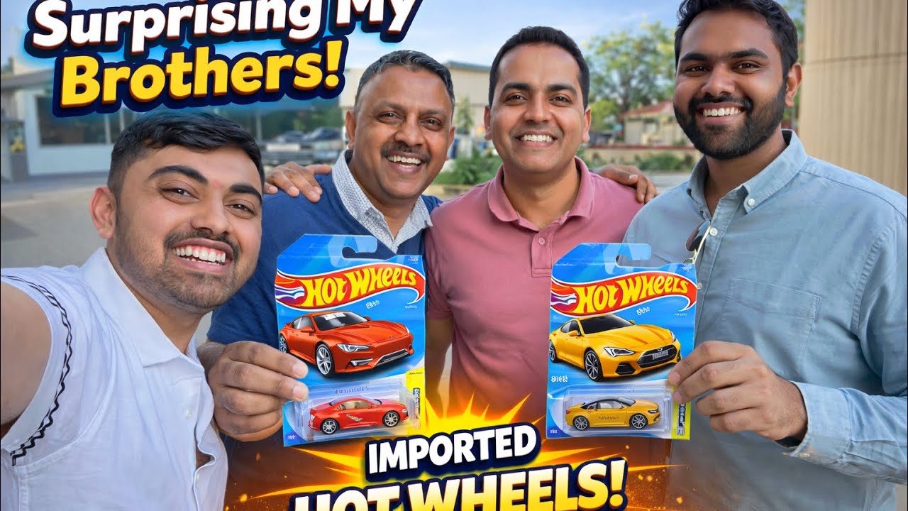 Surprising My Brothers with Imported Hot Wheels 🏎️ | Gurgaon Visit