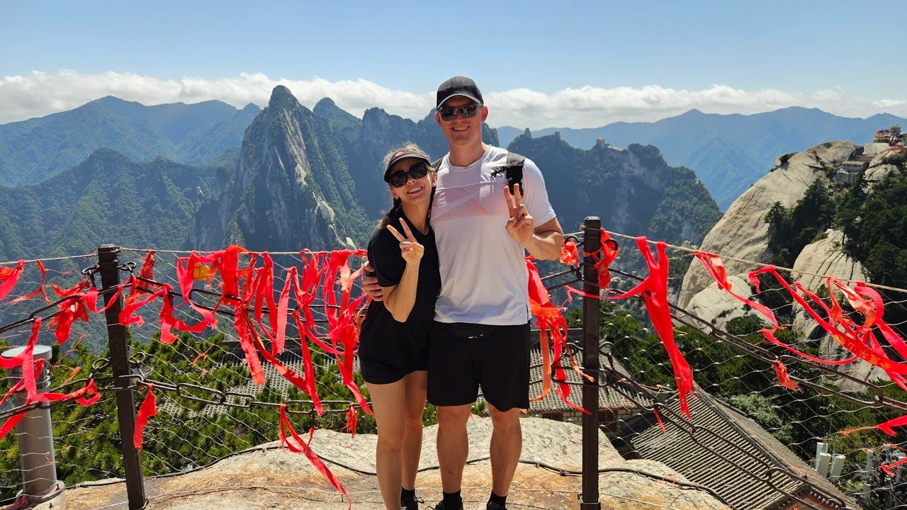 29_Droga nad przepaścią. Plank Walk. Góry Huashan : China