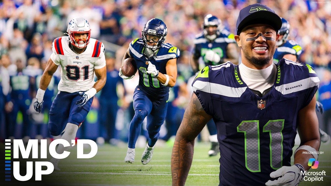 Jaxon Smith-Njigba Mic'd Up In Week 1 Win vs. Patriots | Seattle Seahawks