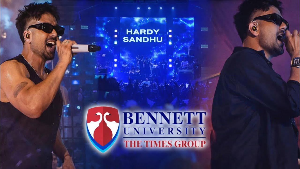 Hardy Sandhu LIVE at Bennett University Fest 2026 🔥 | UPHORIA’26 Day 3