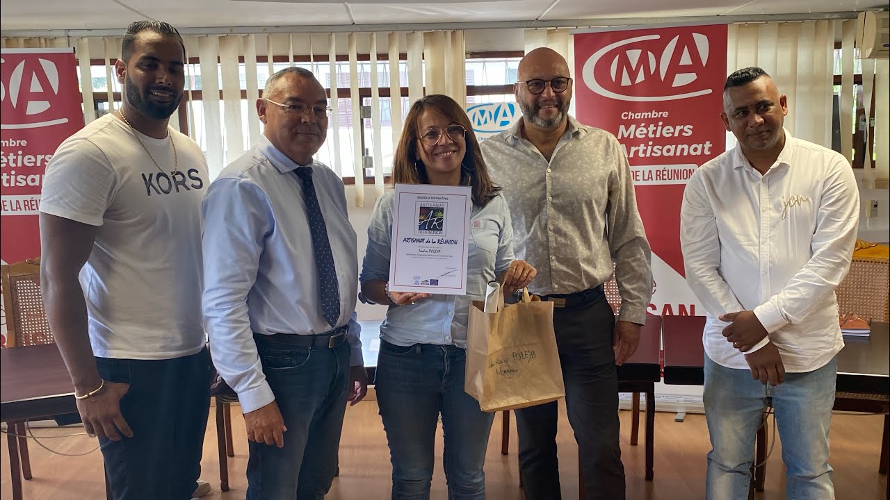 CMA Réunion : 25 artisans ont reçu la marque distinctive 