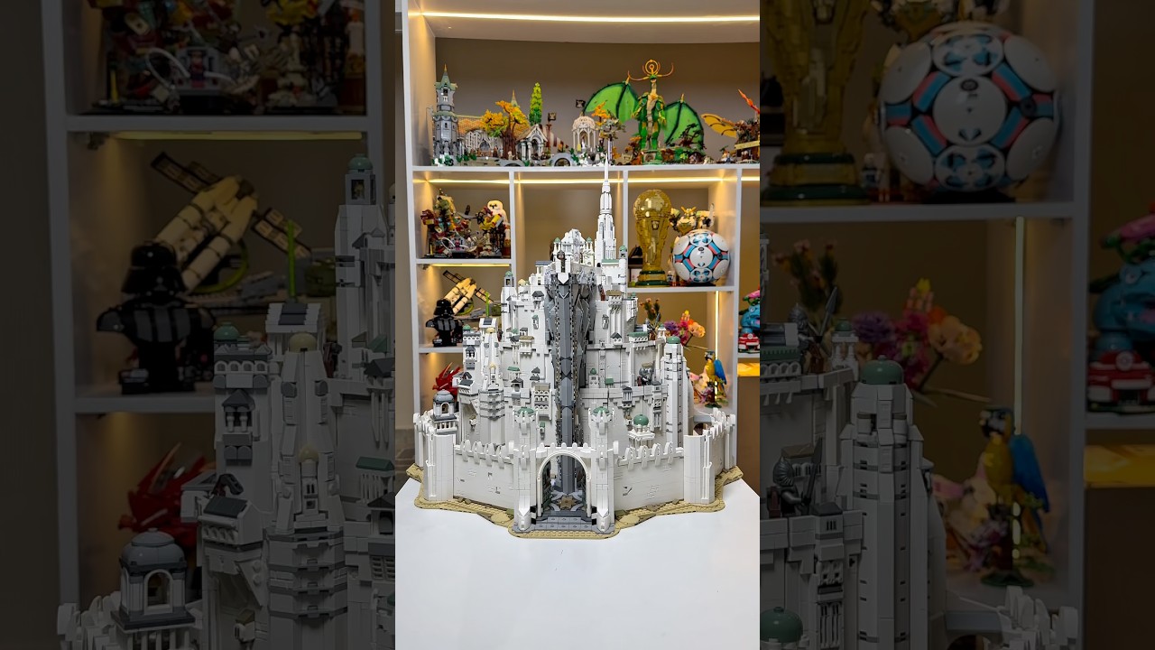 LEGO Icons The Lord of the Rings: Minas Tirith Speed Build! #rlfm #11377 #lego #lordoftherings