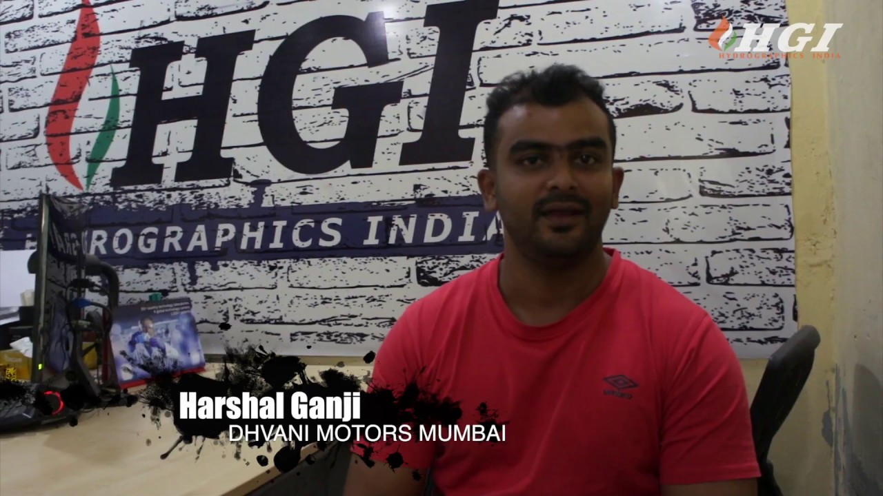 Hydrographics India water transfer printing hydro dipping hydrographic paint training video 2018