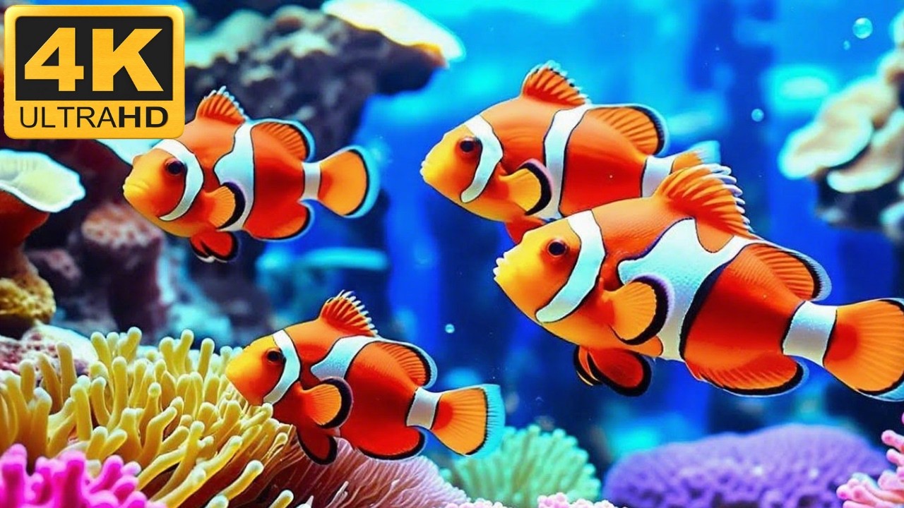 The Best 4K Aquarium - Explore the Stunning World of Sea Jellyfish and Beautiful Coral Reef Fish #8